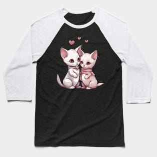 Hairless Kitten Baseball T-Shirt